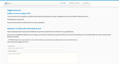 Desktop Screenshot of diggfrance.com